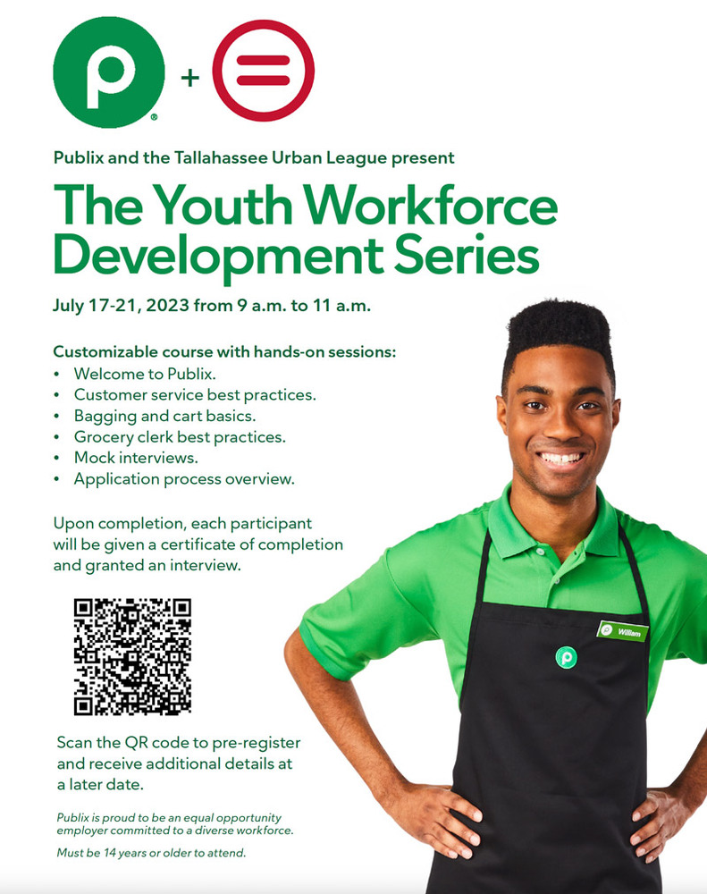 Youth Development Workforce Series Flyer, all information as listed below.