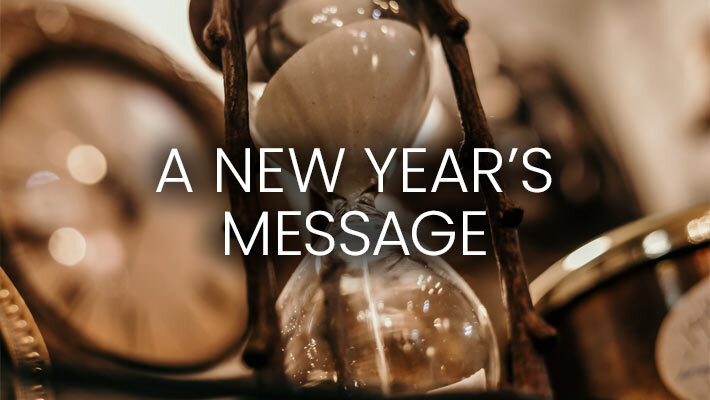 A New Year's Message