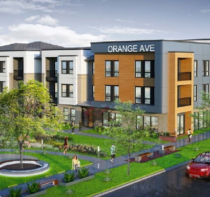 The Orange Ave Redevelopment Mock Up.