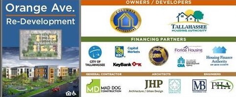 Orange Ave Redevelopment Owners, Developers, Financing Partners, General Contract, Architects and Engineers.