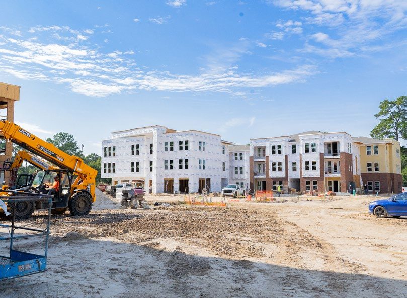 Orange Development Buildings.