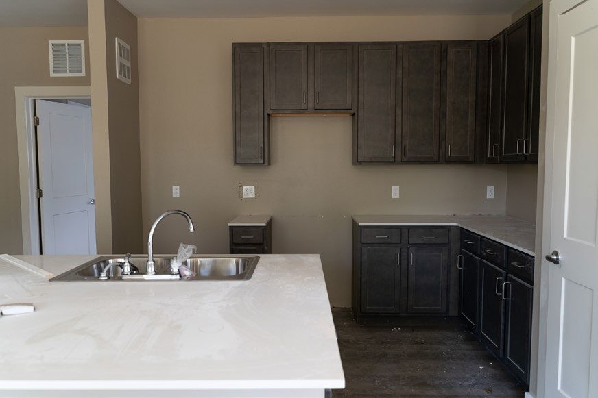 Interior of a new apartment that is ready to be moved in. 