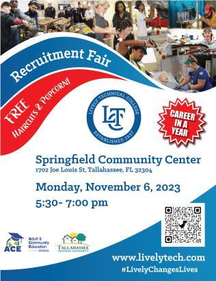 Recruitment Fair flyer. Information on this flyer is in the above 