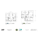 Unit Floor Plan for Unit B2 and Unit C1